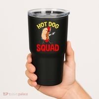 Funny Hot Dog Squad Hot Dog Tumbler thumb 2