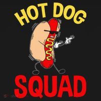 Funny Hot Dog Squad Hot Dog Mousepad thumb 1