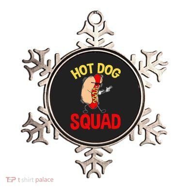 Funny Hot Dog Squad Hot Dog Ornament