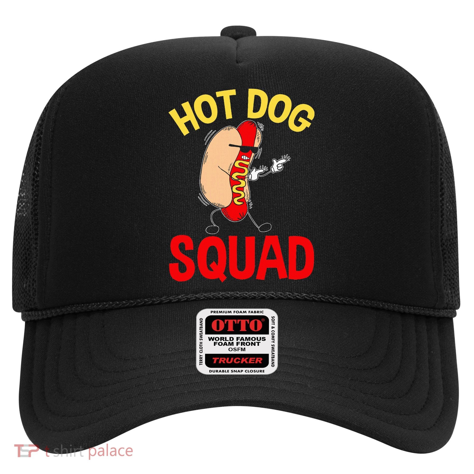 Funny Hot Dog Squad Hot Dog Hat