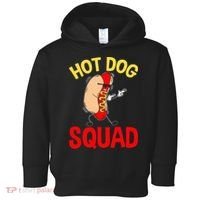 Funny Hot Dog Squad Hot Dog Toddler Hoodie thumb 0