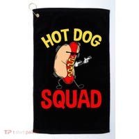 Funny Hot Dog Squad Hot Dog Golf Towel thumb 0