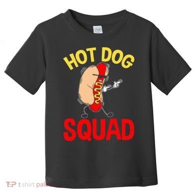 Funny Hot Dog Squad Hot Dog Toddler T-Shirt