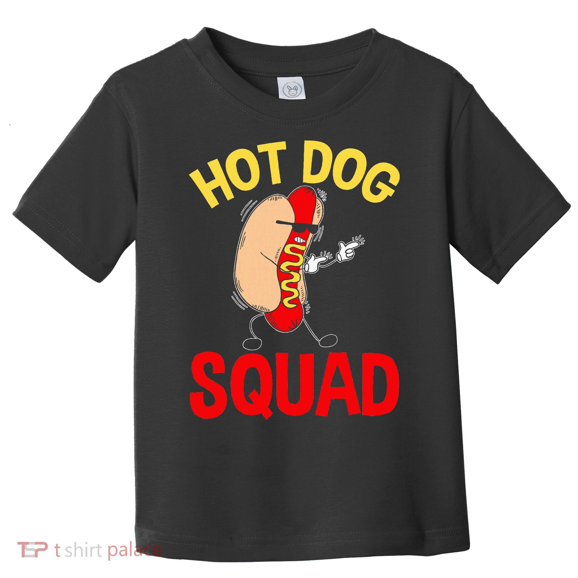 Funny Hot Dog Squad Hot Dog Toddler T-Shirt