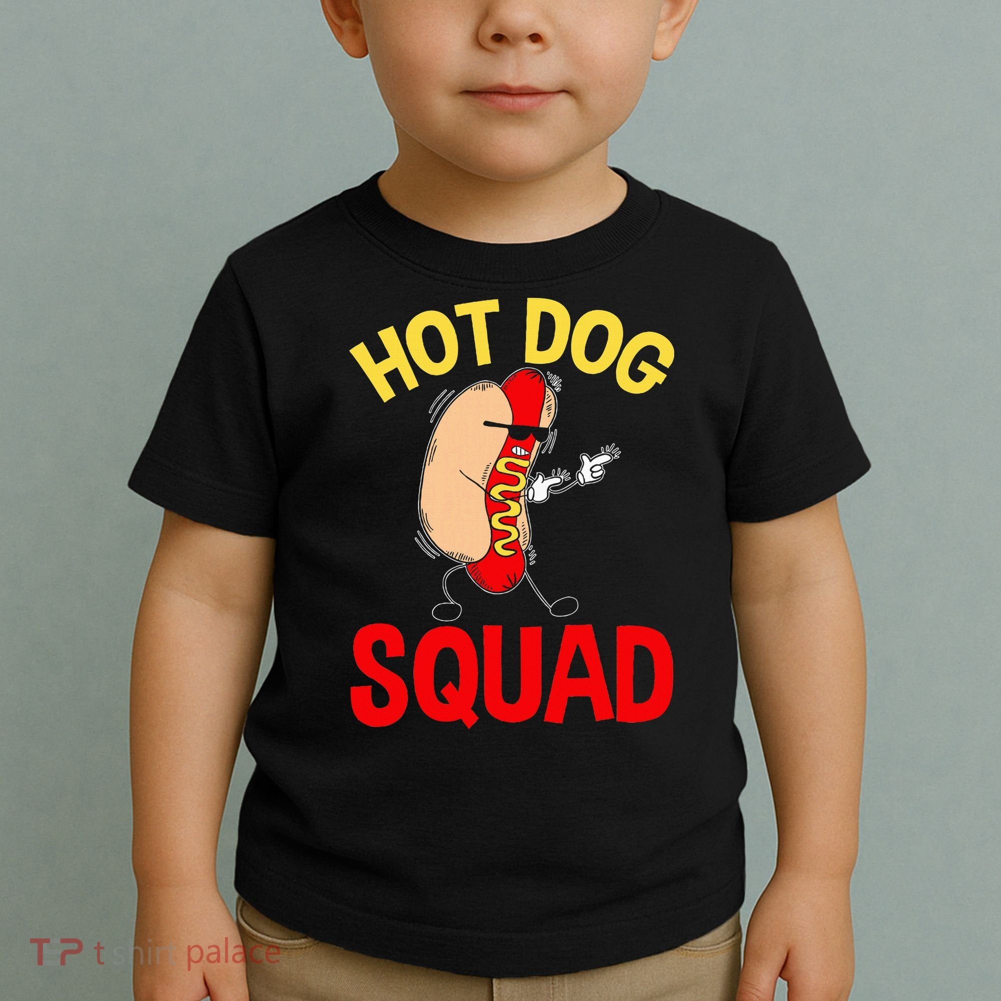 Funny Hot Dog Squad Hot Dog Toddler T-Shirt