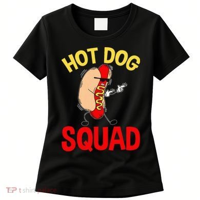 Funny Hot Dog Squad Hot Dog Women's T-Shirt