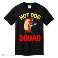 Funny Hot Dog Squad Hot Dog Kids T-Shirt thumb 0