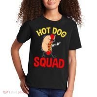 Funny Hot Dog Squad Hot Dog Kids T-Shirt thumb 2