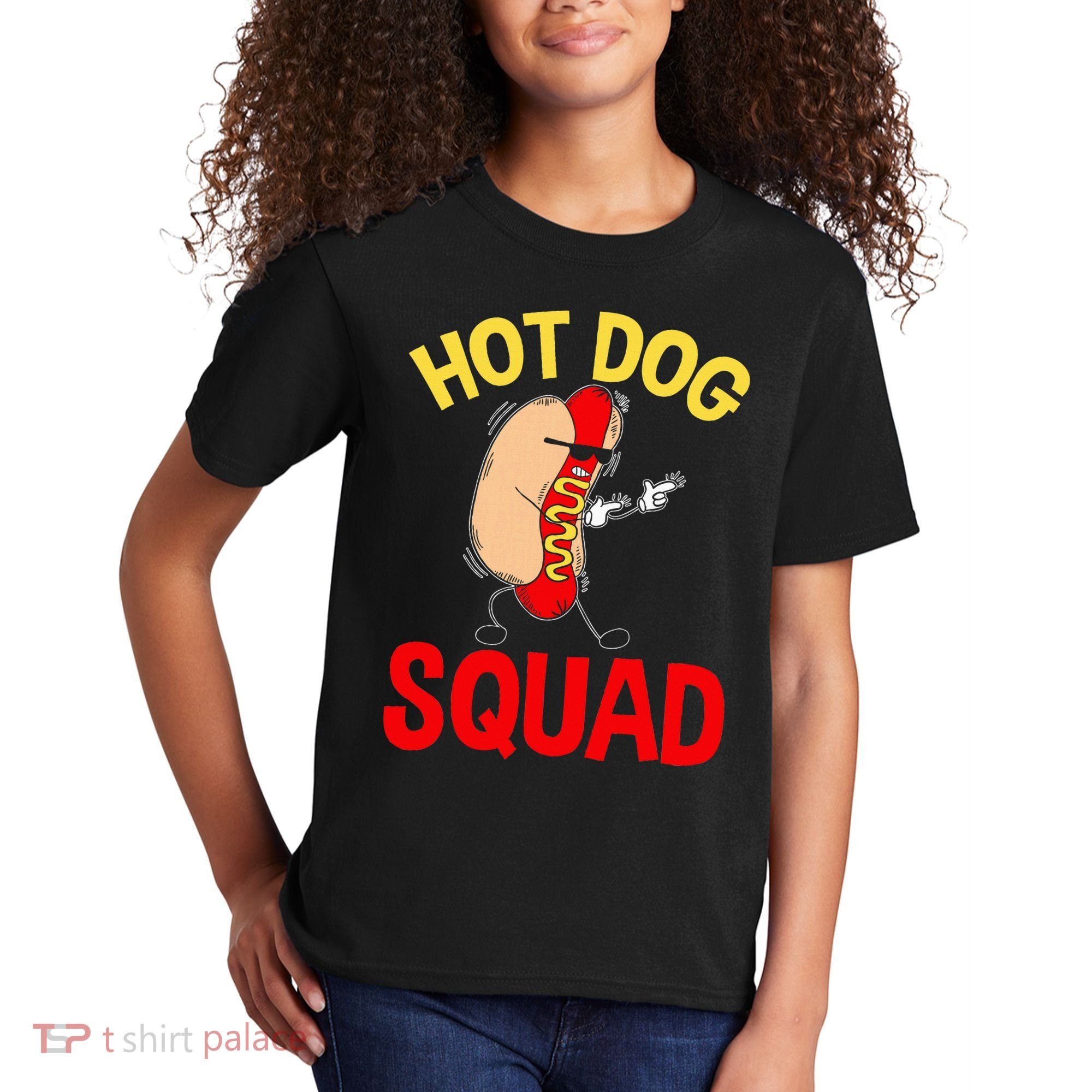 Funny Hot Dog Squad Hot Dog Kids T-Shirt