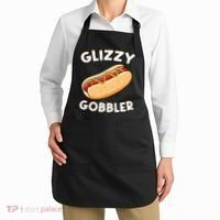 Funny Hot Dog Glizzy Gobbler Number One Glizzy Gladiator Apron thumb 2