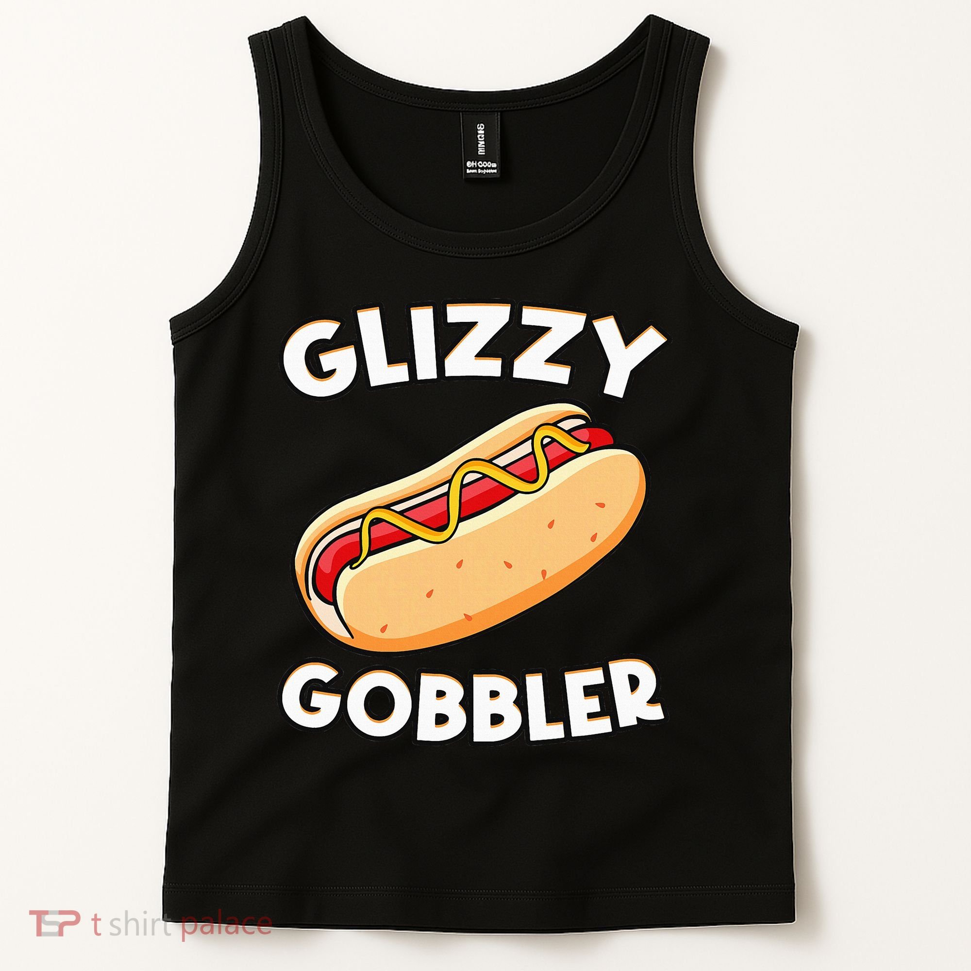 Funny Hot Dog Glizzy Gobbler Number One Glizzy Gladiator Tank Top