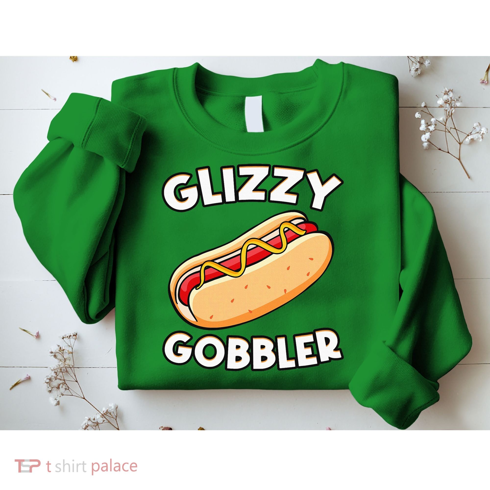 Funny Hot Dog Glizzy Gobbler Number One Glizzy Gladiator Sweatshirt