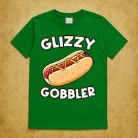 Funny Hot Dog Glizzy Gobbler Number One Glizzy Gladiator T-Shirt thumb 5