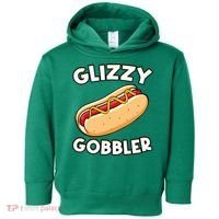 Funny Hot Dog Glizzy Gobbler Number One Glizzy Gladiator Toddler Hoodie thumb 0