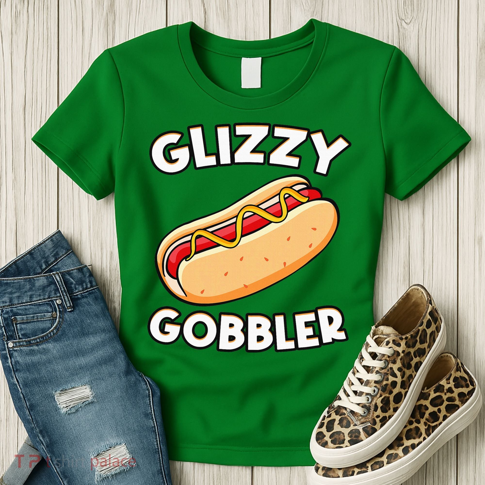 Funny Hot Dog Glizzy Gobbler Number One Glizzy Gladiator Women's T-Shirt