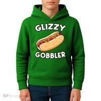 Funny Hot Dog Glizzy Gobbler Number One Glizzy Gladiator Kids Hoodie thumb 4