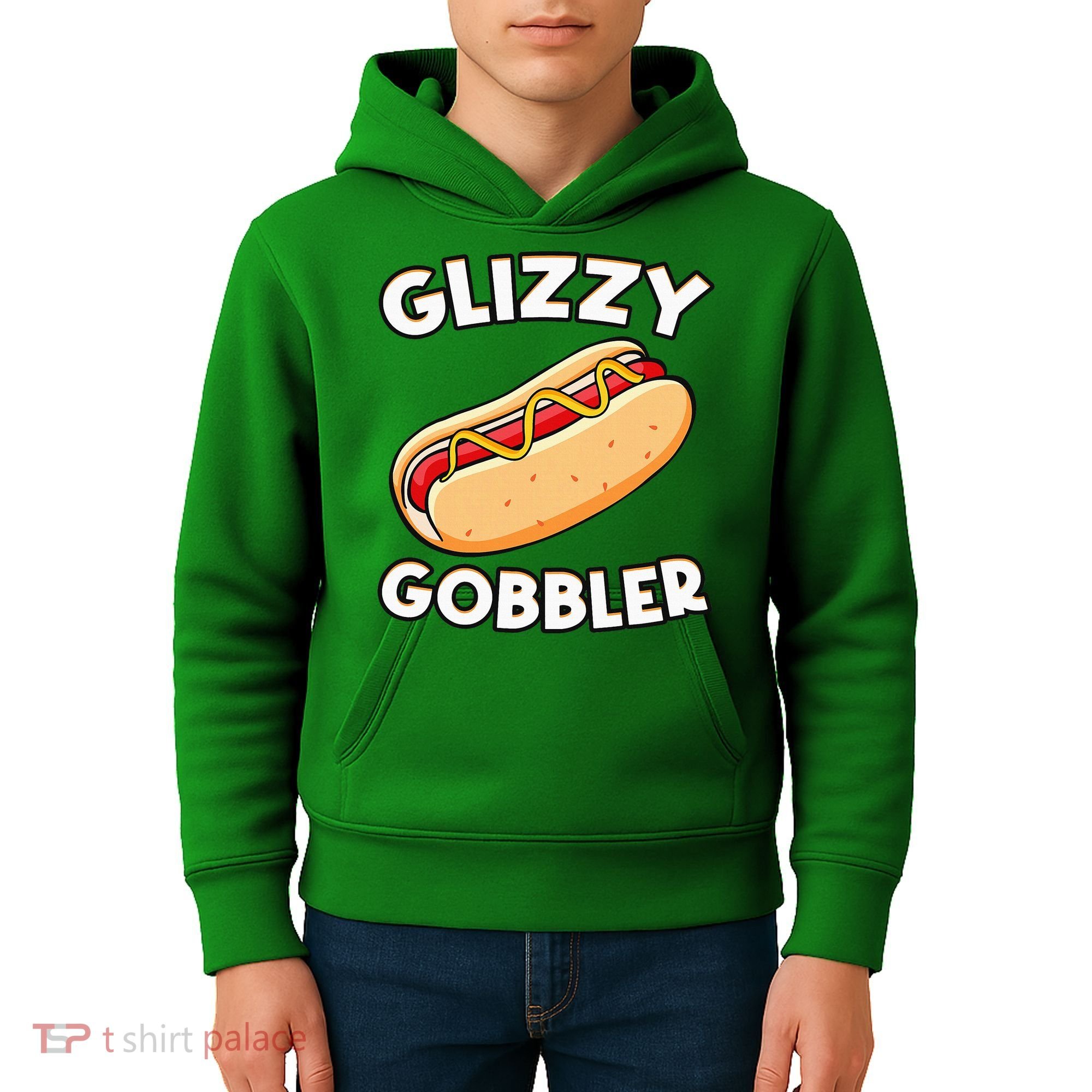 Funny Hot Dog Glizzy Gobbler Number One Glizzy Gladiator Kids Hoodie
