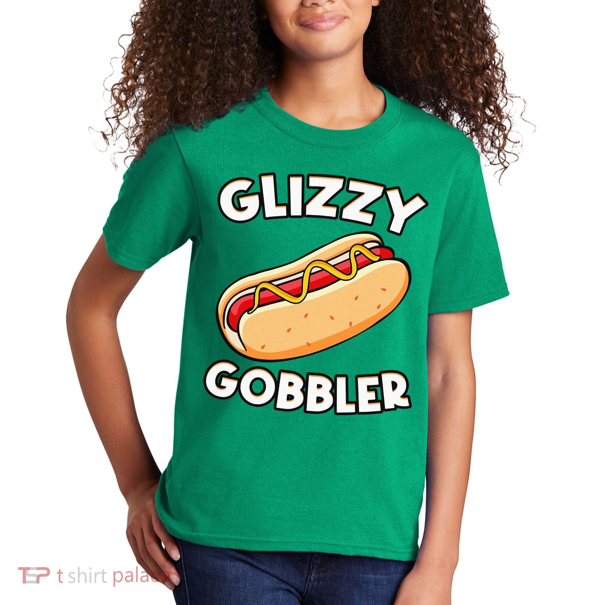 Funny Hot Dog Glizzy Gobbler Number One Glizzy Gladiator Kids T-Shirt