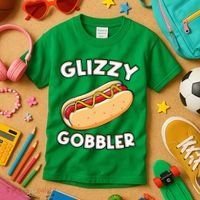 Funny Hot Dog Glizzy Gobbler Number One Glizzy Gladiator Kids T-Shirt thumb 3