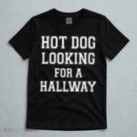 Funny Hot Dog Looking For A Hallway Sarcasm T-Shirt thumb 5