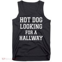 Funny Hot Dog Looking For A Hallway Sarcasm Tank Top thumb 0