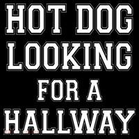 Funny Hot Dog Looking For A Hallway Sarcasm Tank Top thumb 6