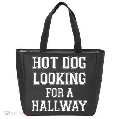 Funny Hot Dog Looking For A Hallway Sarcasm Tote Bag