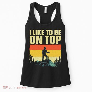 Funny Hiking Designfor Women Hiker Hike Mountain Hikingd Women's Tank Top