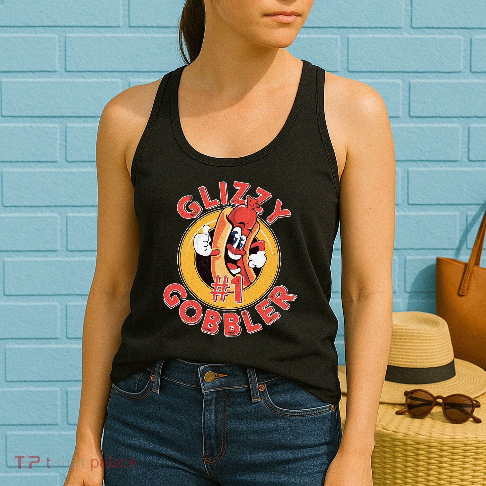 Funny Hot Dog Glizzy Gobbler Number One Glizzy Women's Tank Top
