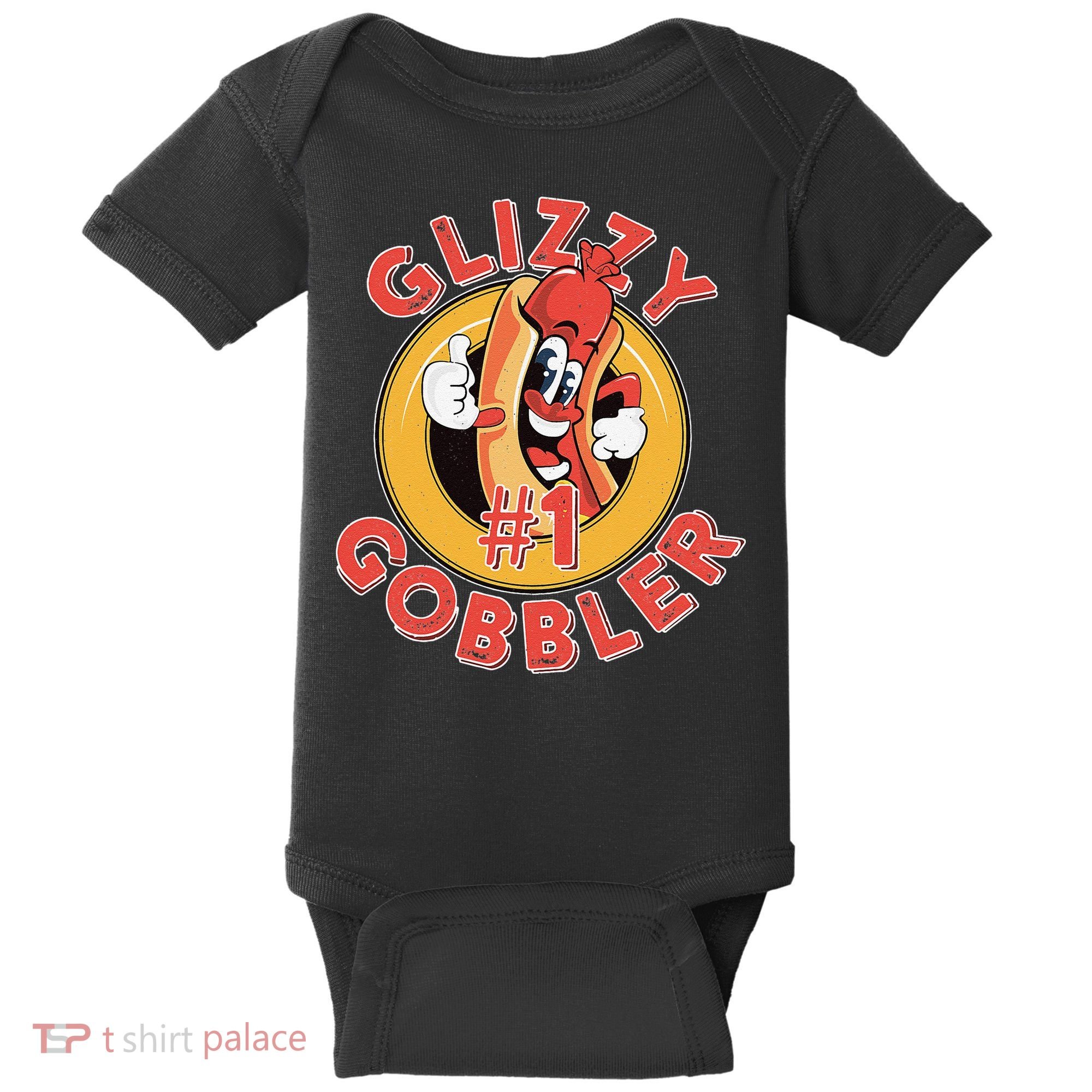 Funny Hot Dog Glizzy Gobbler Number One Glizzy Baby Bodysuit
