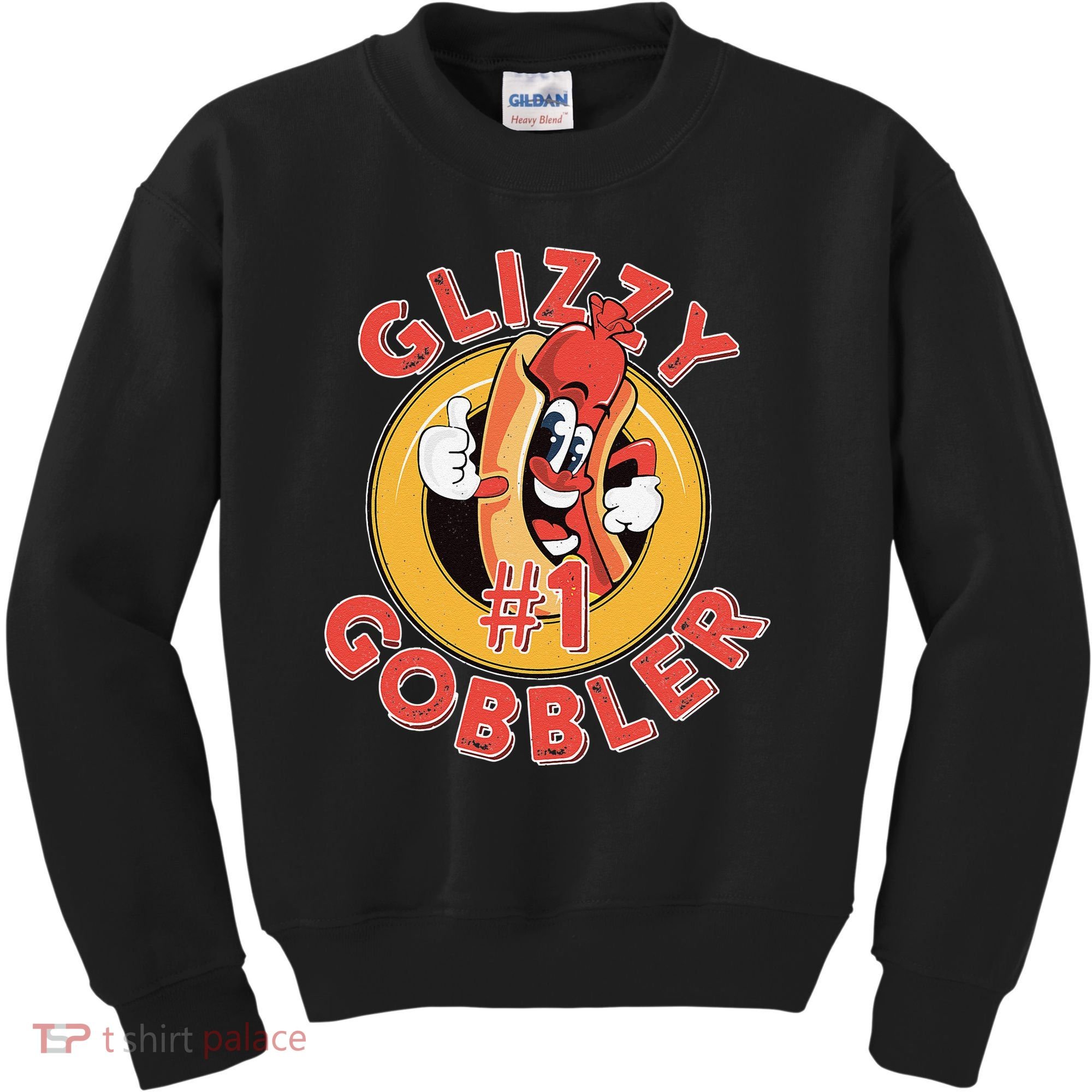 Funny Hot Dog Glizzy Gobbler Number One Glizzy Kids Sweatshirt