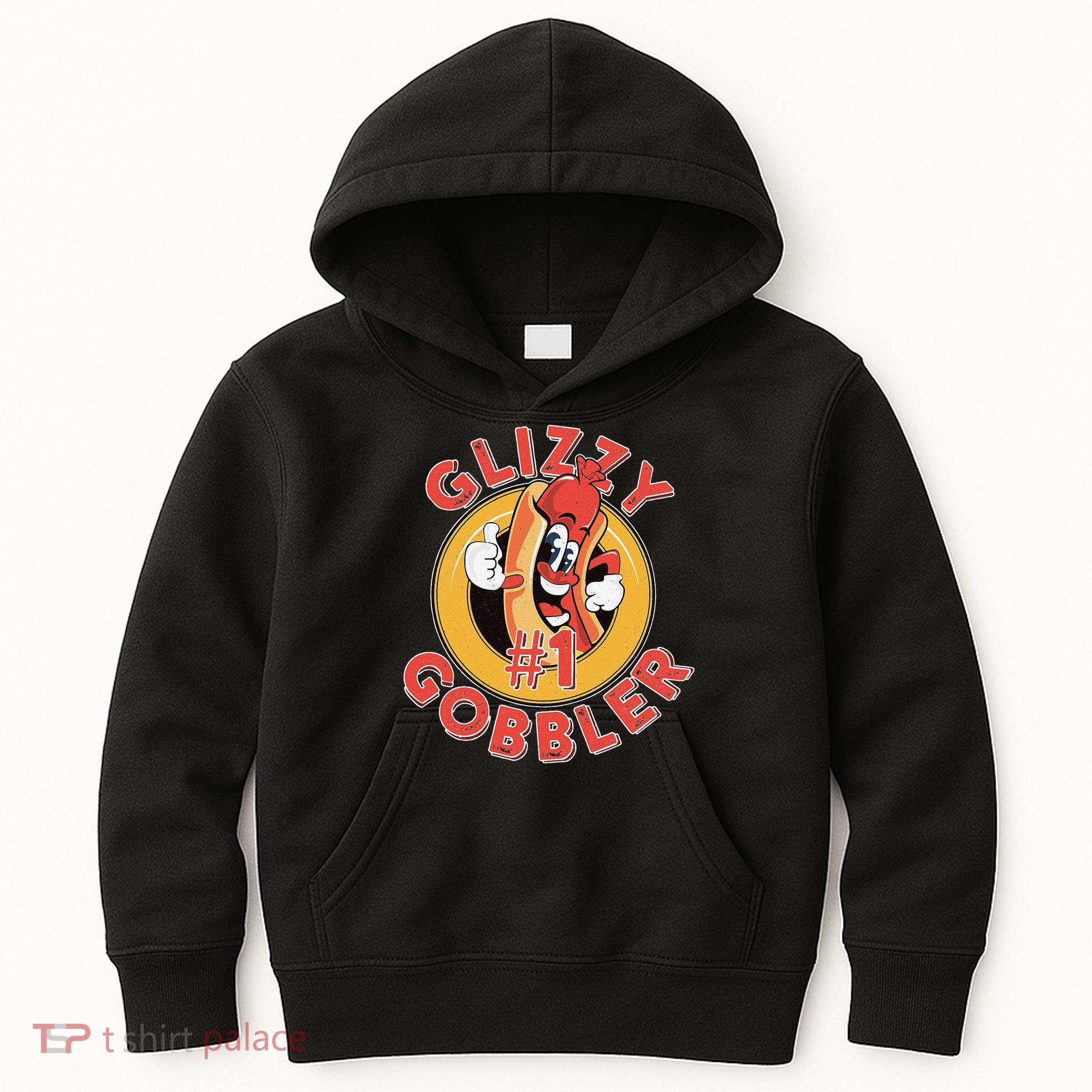 Funny Hot Dog Glizzy Gobbler Number One Glizzy Kids Hoodie