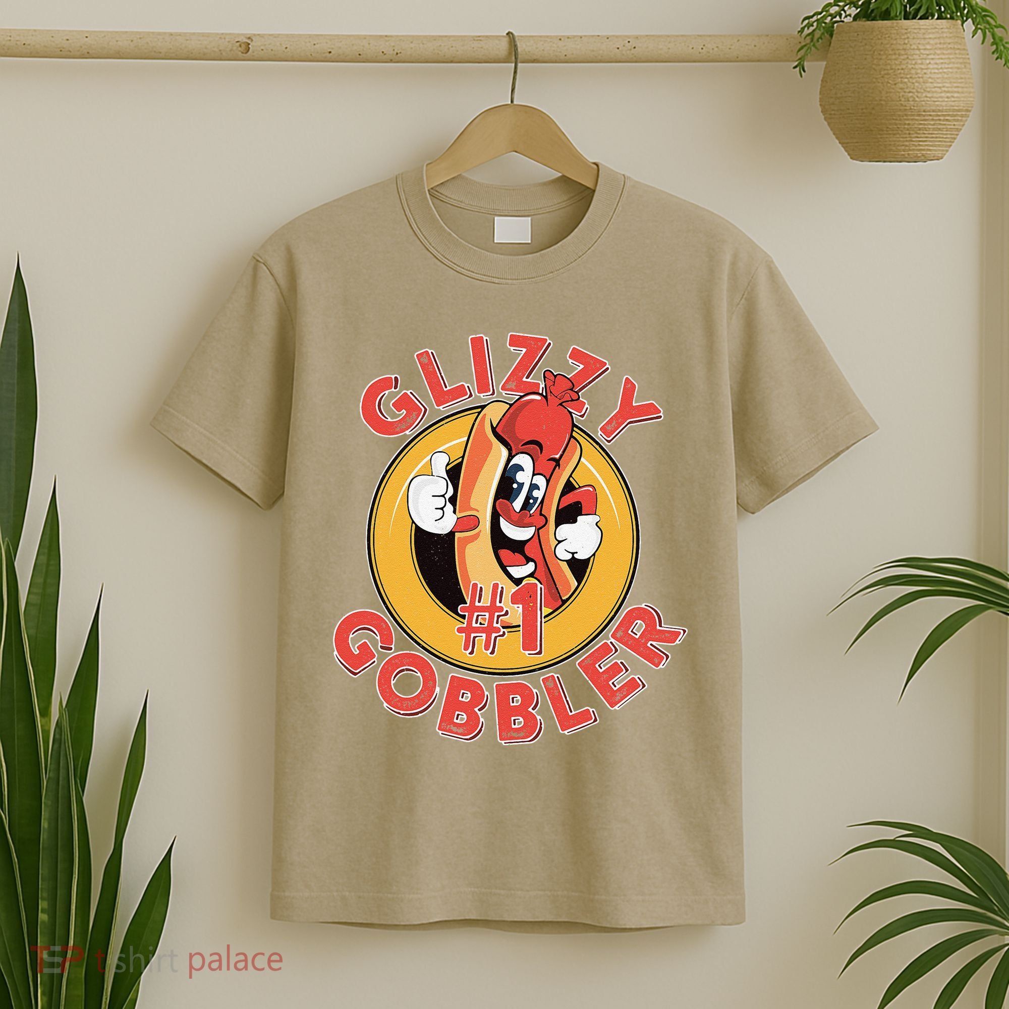 Funny Hot Dog Glizzy Gobbler Number One Glizzy T-Shirt