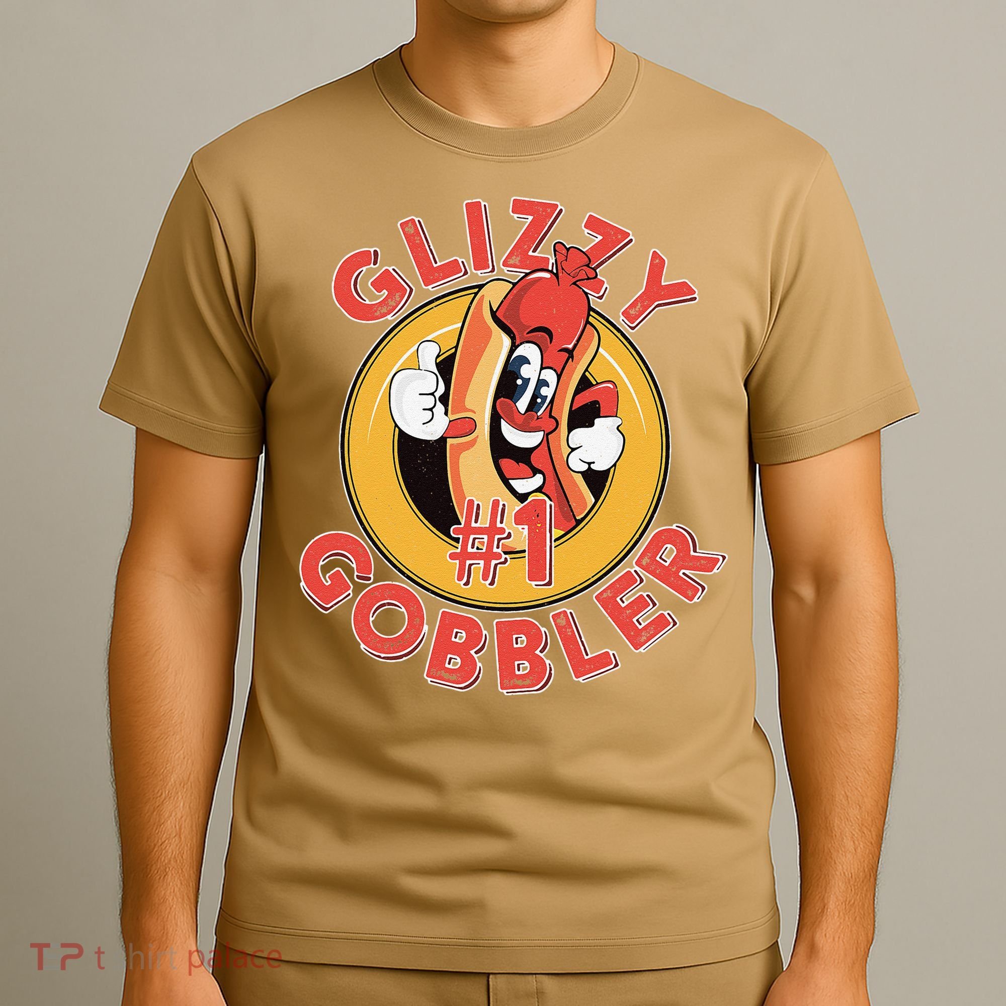 Funny Hot Dog Glizzy Gobbler Number One Glizzy T-Shirt