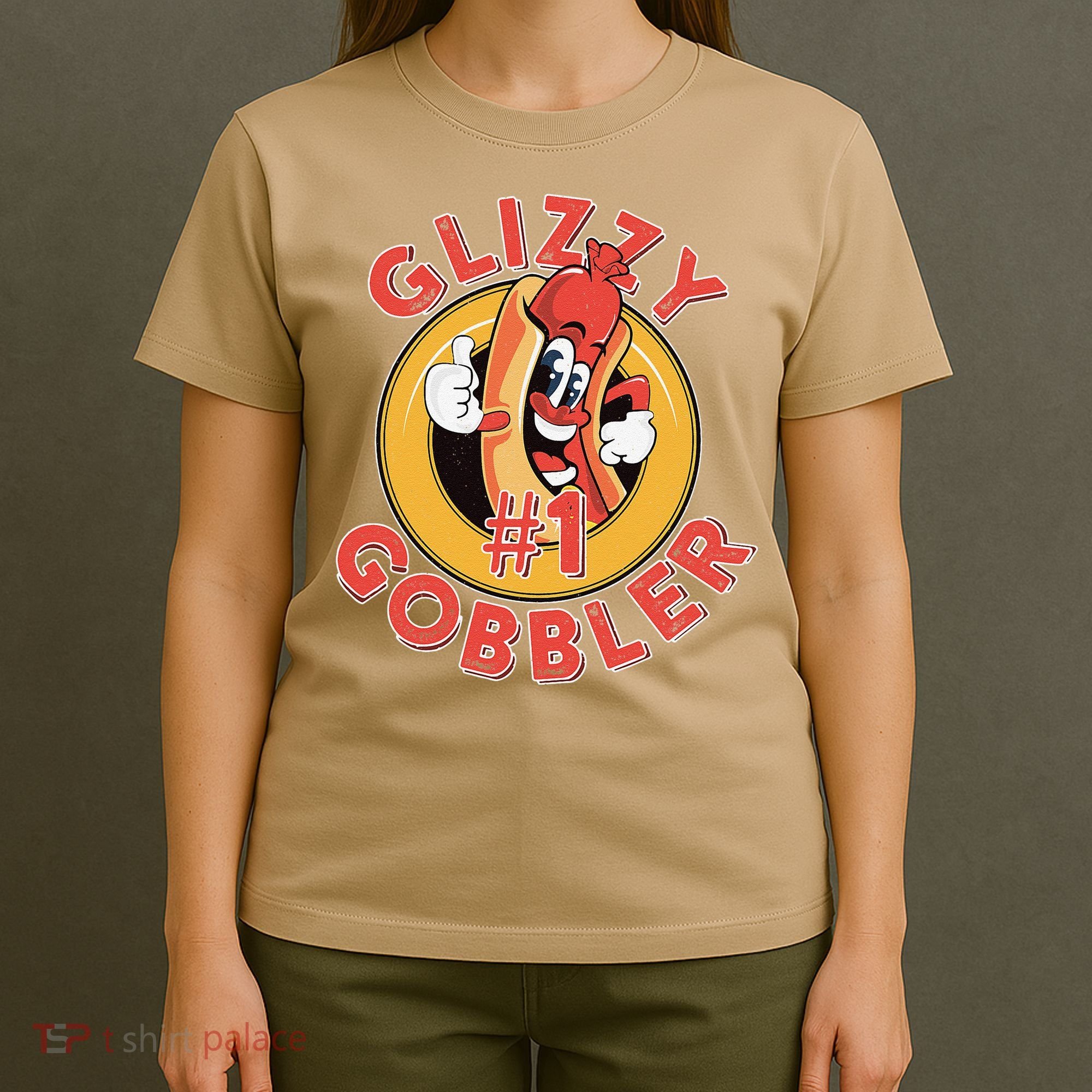 Funny Hot Dog Glizzy Gobbler Number One Glizzy T-Shirt