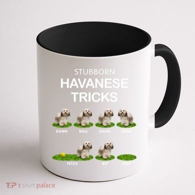 Funky Headed Dog Meaningful Gift Funny Havanese For Christmas Cool Gift Coffee Mug back