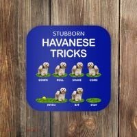 Funky Headed Dog Meaningful Gift Funny Havanese For Christmas Cool Gift Coaster thumb 0