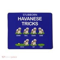 Funky Headed Dog Meaningful Gift Funny Havanese For Christmas Cool Gift Mousepad thumb 0
