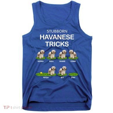 Funky Headed Dog Meaningful Gift Funny Havanese For Christmas Cool Gift Tank Top