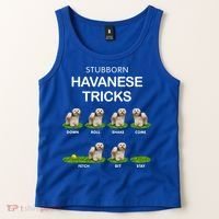 Funky Headed Dog Meaningful Gift Funny Havanese For Christmas Cool Gift Tank Top thumb 2