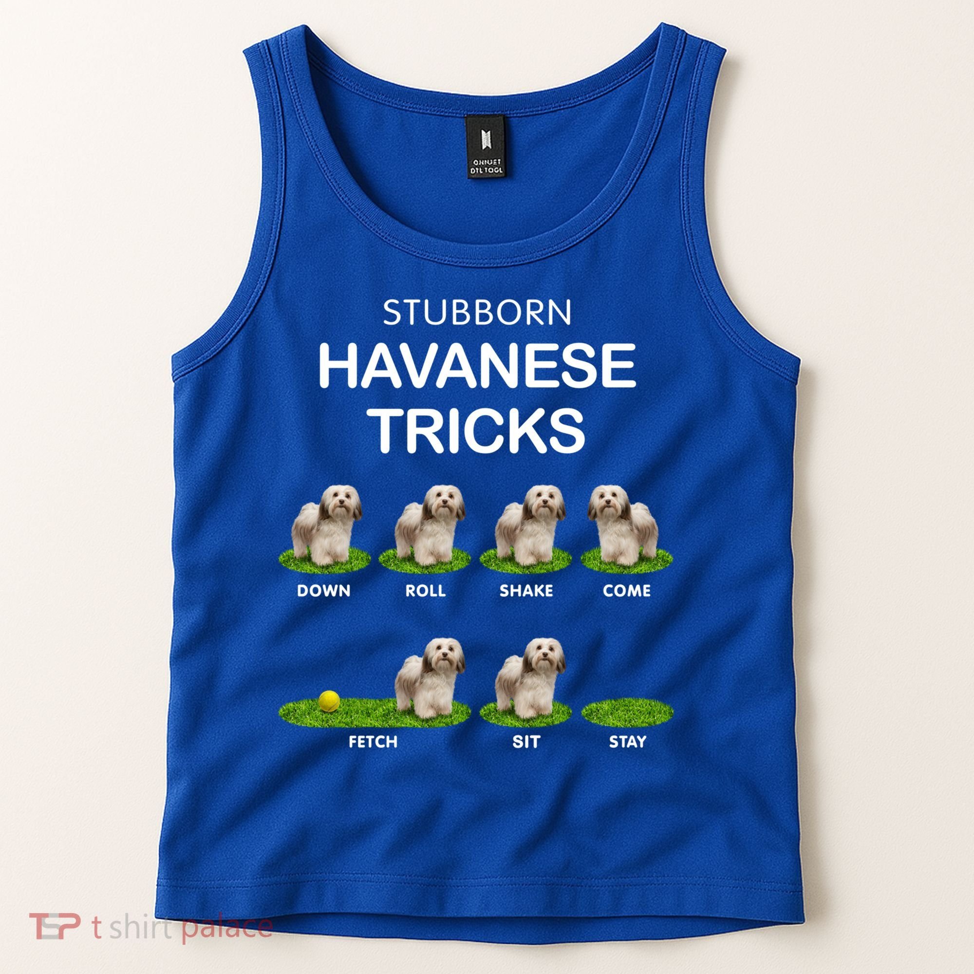 Funky Headed Dog Meaningful Gift Funny Havanese For Christmas Cool Gift Tank Top