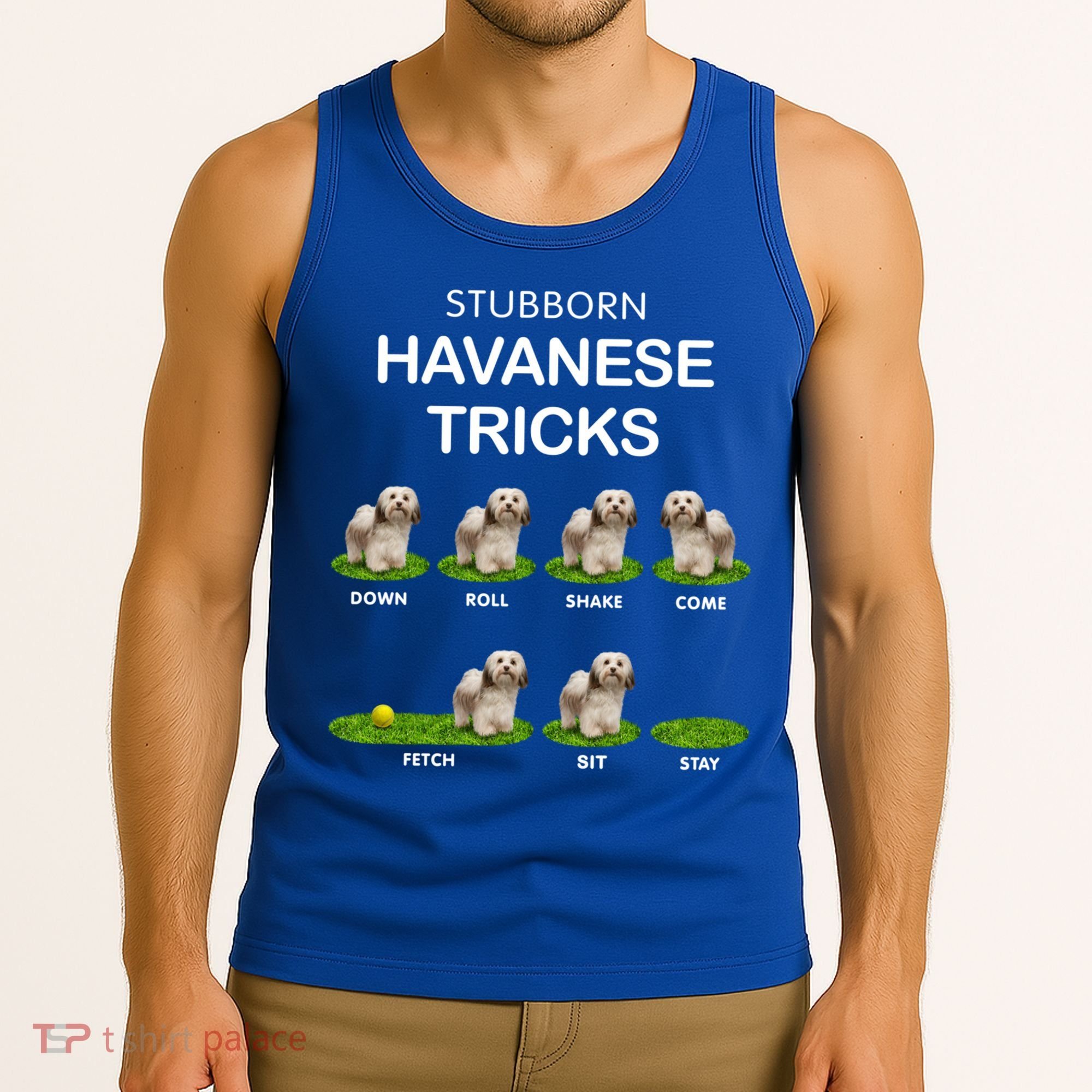 Funky Headed Dog Meaningful Gift Funny Havanese For Christmas Cool Gift Tank Top