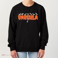 Funny Halloween Dadcula Dracula Women's Sweatshirt thumb 0