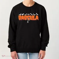Funny Halloween Dadcula Dracula Women's Sweatshirt thumb 0