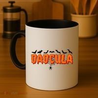 Funny Halloween Dadcula Dracula Coffee Mug thumb 4