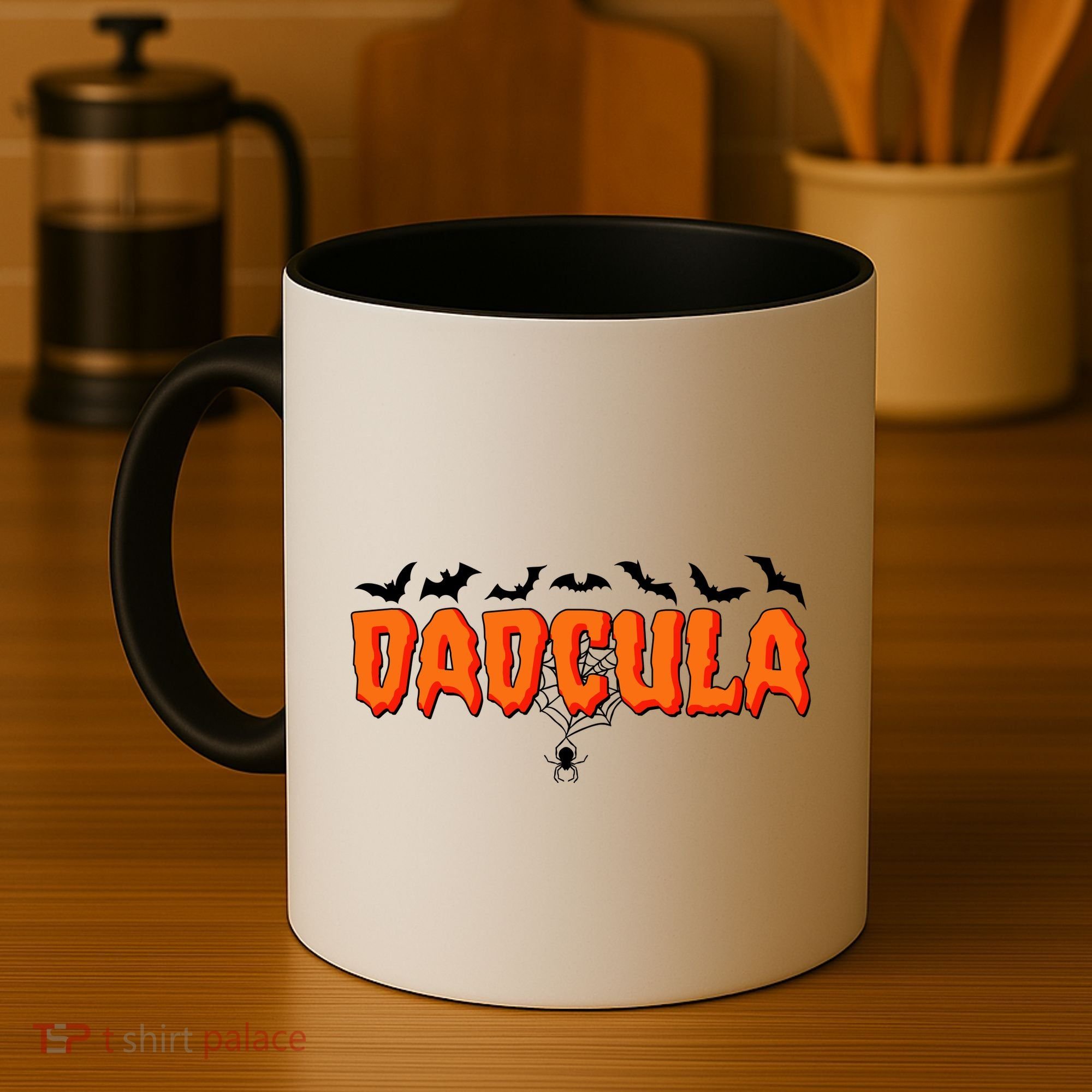 Funny Halloween Dadcula Dracula Coffee Mug
