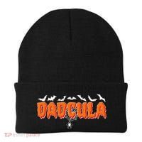 Funny Halloween Dadcula Dracula Beanie thumb 0