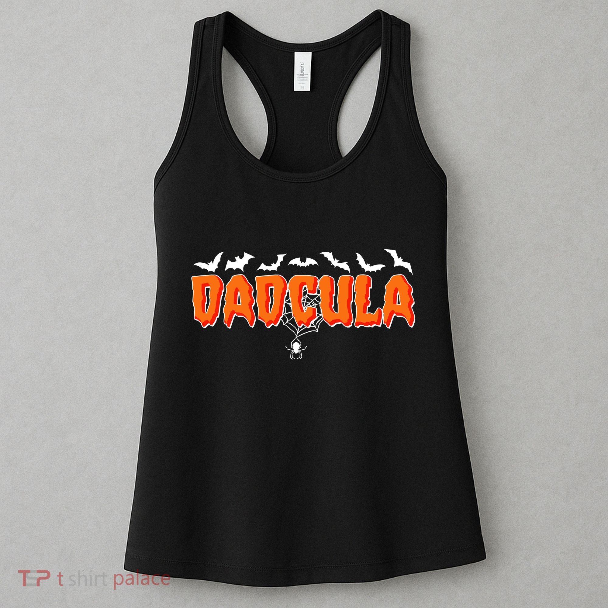 Funny Halloween Dadcula Dracula Women's Tank Top