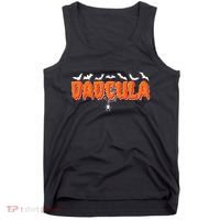 Funny Halloween Dadcula Dracula Tank Top thumb 0