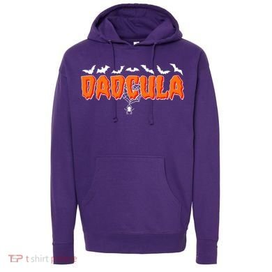 Funny Halloween Dadcula Dracula Hoodie